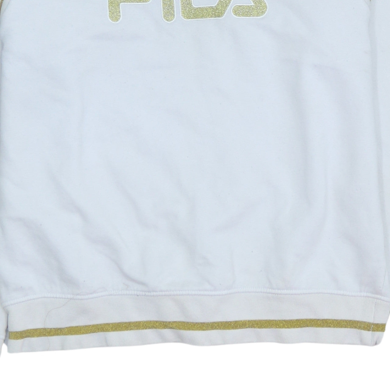 Womens UK Size S FILA White Pullover Sweatshirt