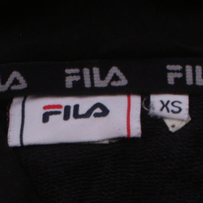 Mens UK Size XS FILA Black Pullover Hoodie
