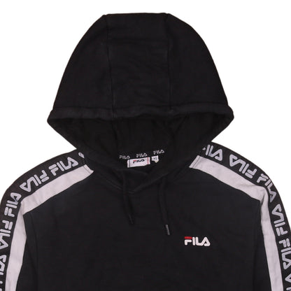 Mens UK Size XS FILA Black Pullover Hoodie