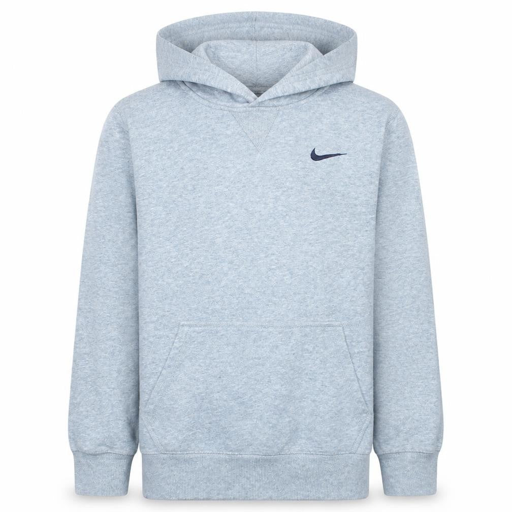 Nike Boys Grey Pullover Hoodie Size 12-13 Years Fleece Sweatshirt