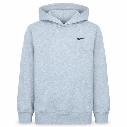 Nike Boys Grey Pullover Hoodie Size 12-13 Years Fleece Sweatshirt
