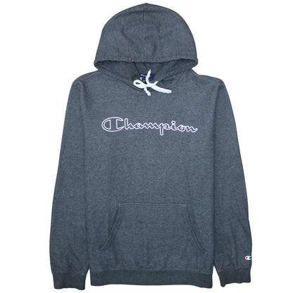 Mens UK Size L Champion Grey Pullover Hoodie