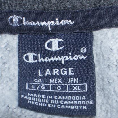 Mens UK Size L Champion Grey Pullover Hoodie