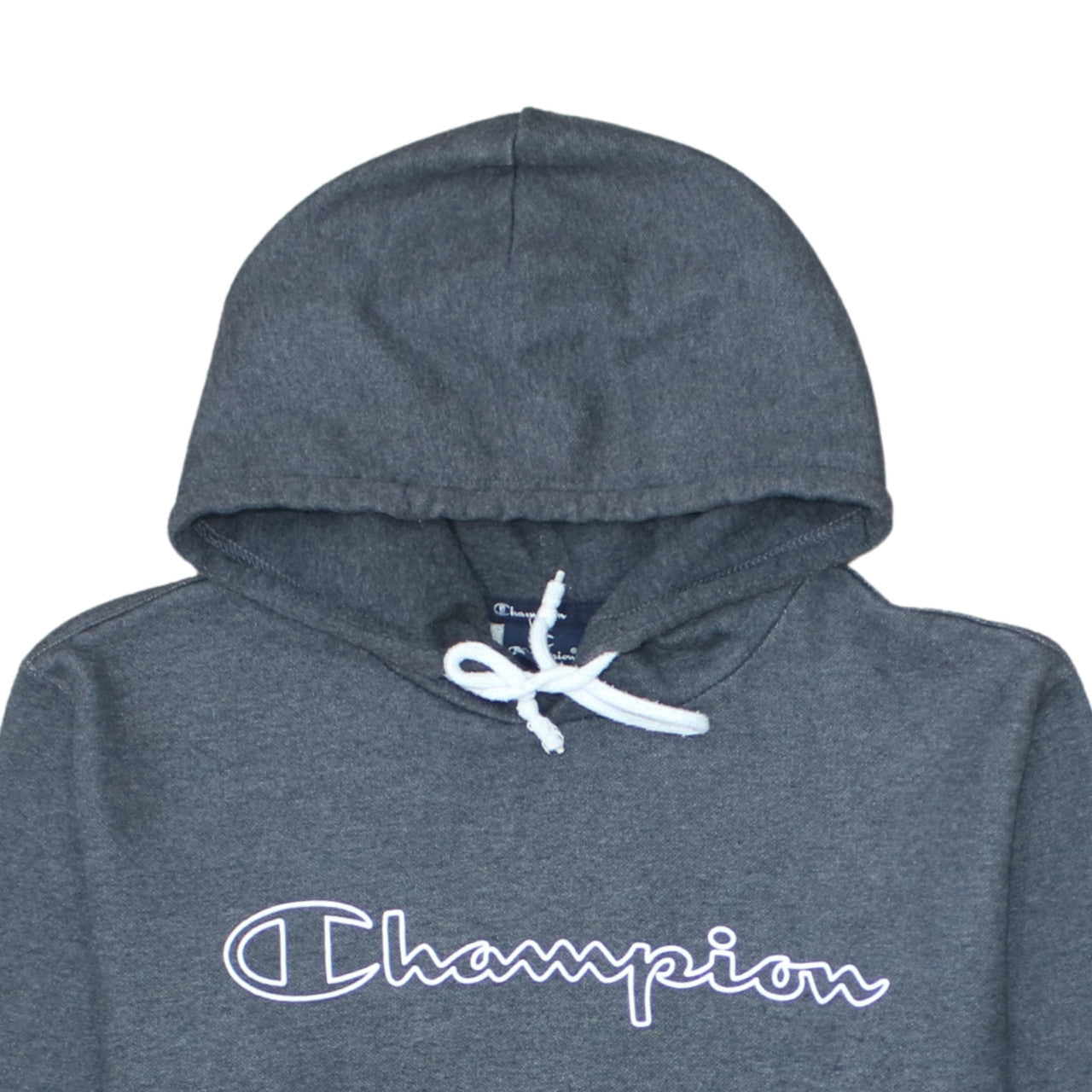 Mens UK Size L Champion Grey Pullover Hoodie
