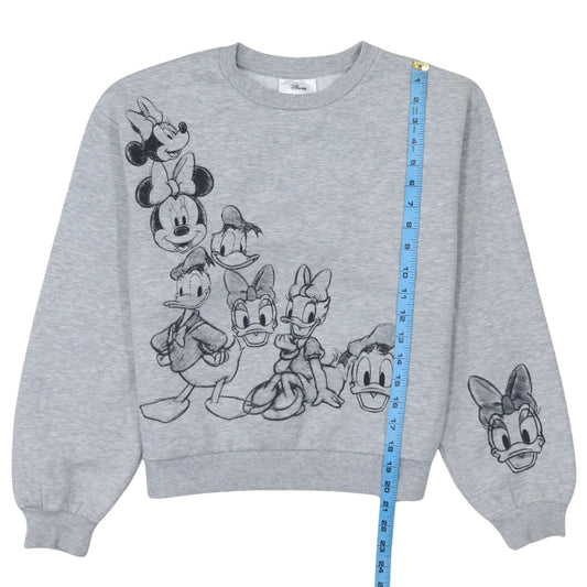 Womens UK Size S Disney Grey Pullover Sweatshirt