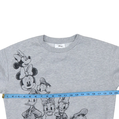 Womens UK Size S Disney Grey Pullover Sweatshirt