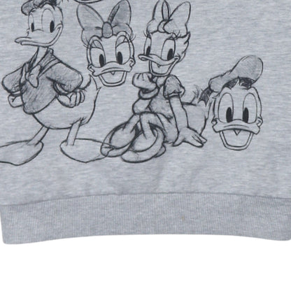 Womens UK Size S Disney Grey Pullover Sweatshirt