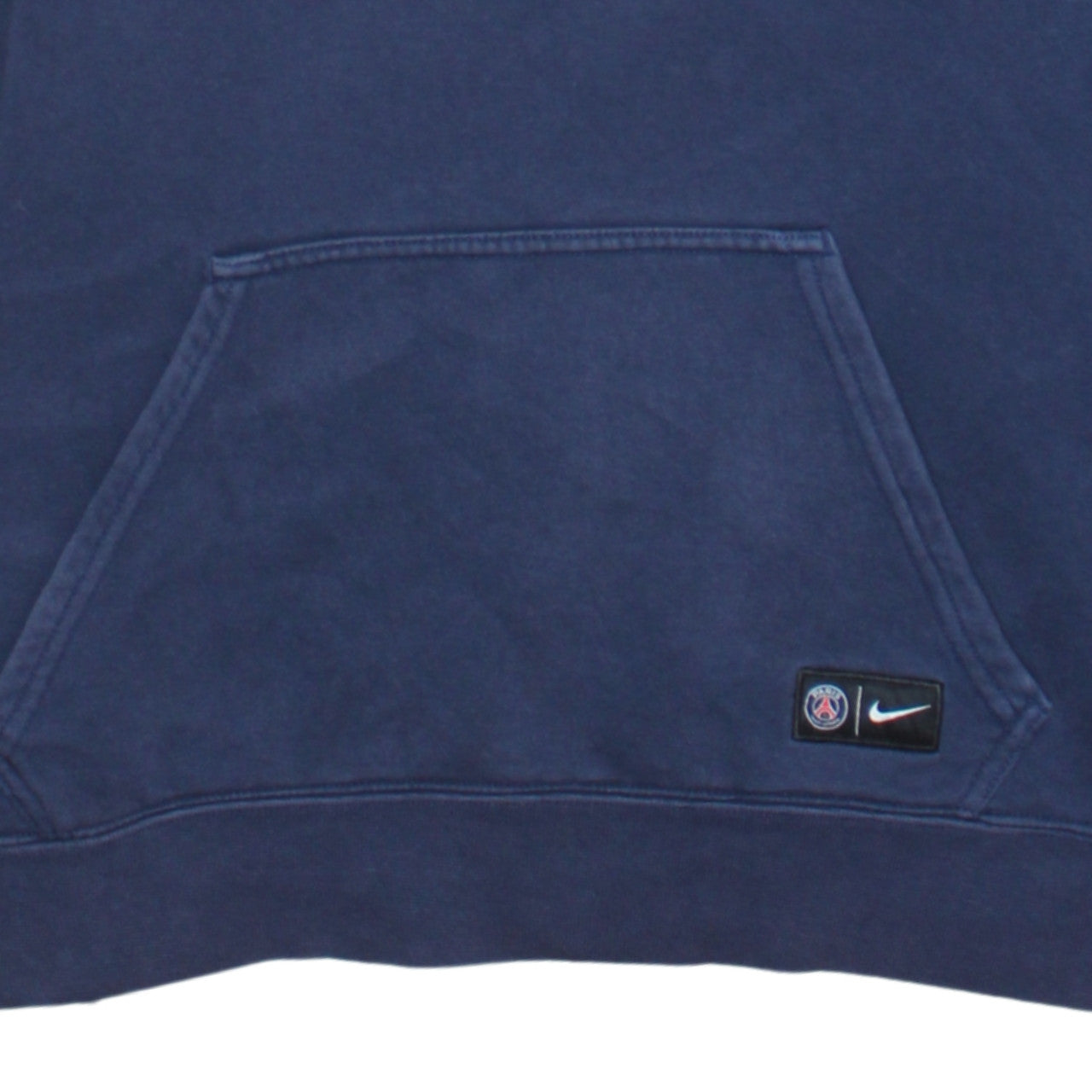 Nike Boys Blue Pullover Hoodie 13-15 Years PSG Logo Fleece Sweatshirt