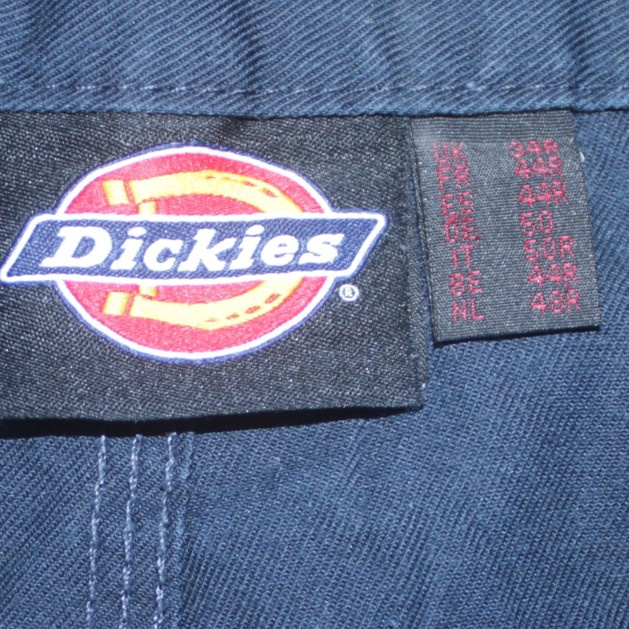 Mens UK Size 34R Dickies Regular Fit Cargo Blue Trousers