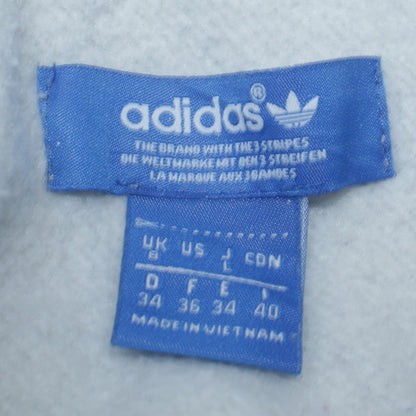 Womens UK Size L adidas Grey Full Zip Hoodie