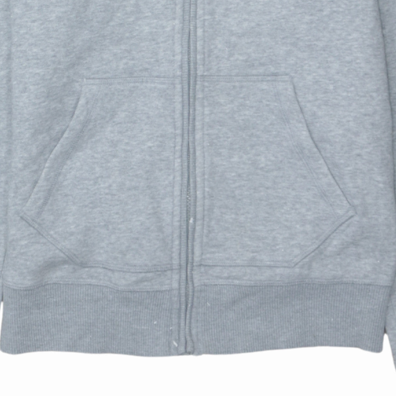 Womens UK Size L adidas Grey Full Zip Hoodie