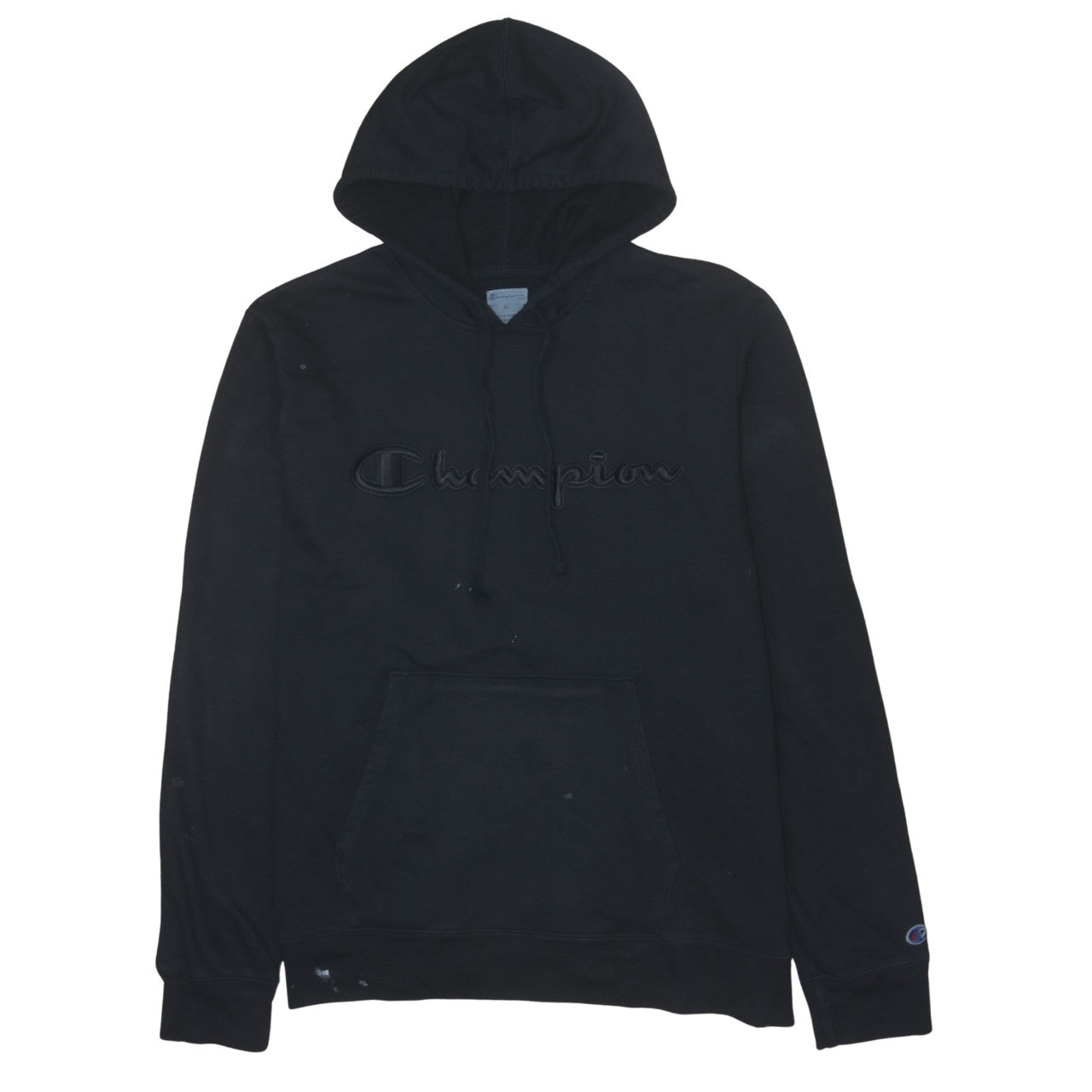 Mens UK Size XL Champion Black Pullover Hoodie