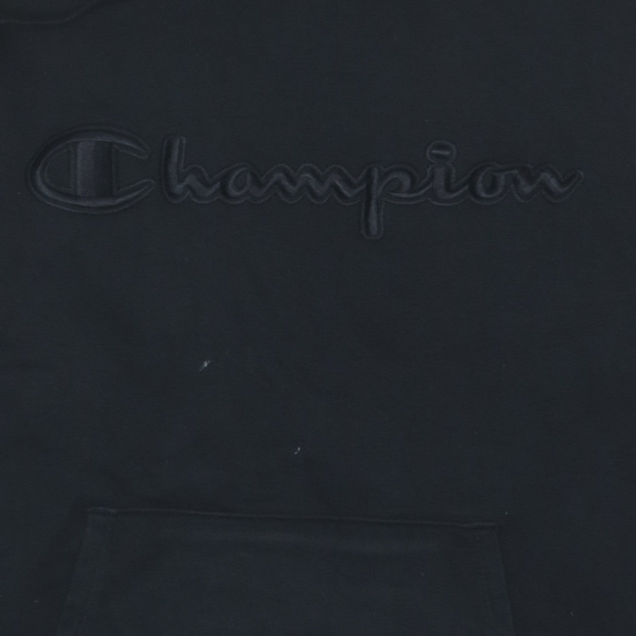 Mens UK Size XL Champion Black Pullover Hoodie