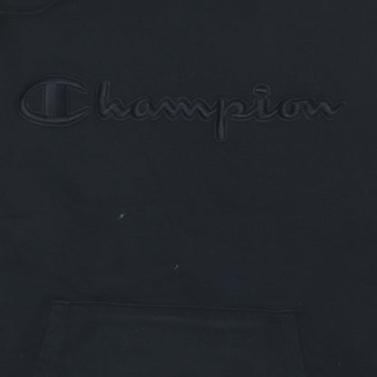Mens UK Size XL Champion Black Pullover Hoodie