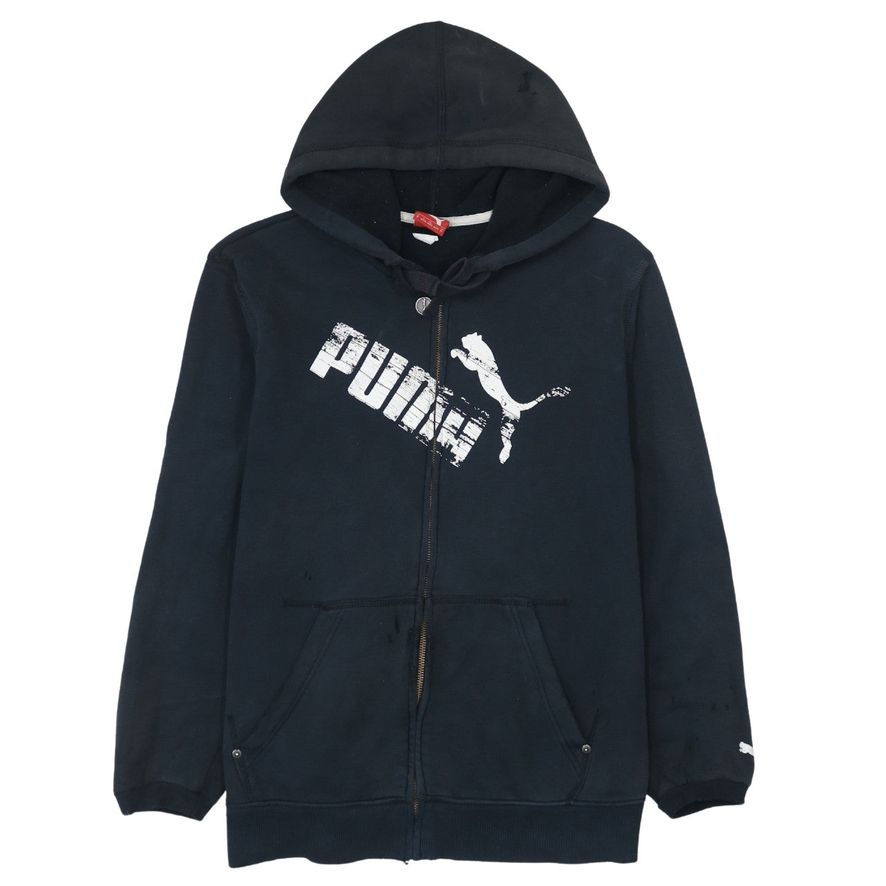 Mens UK Size M PUMA Black Full Zip Hoodie