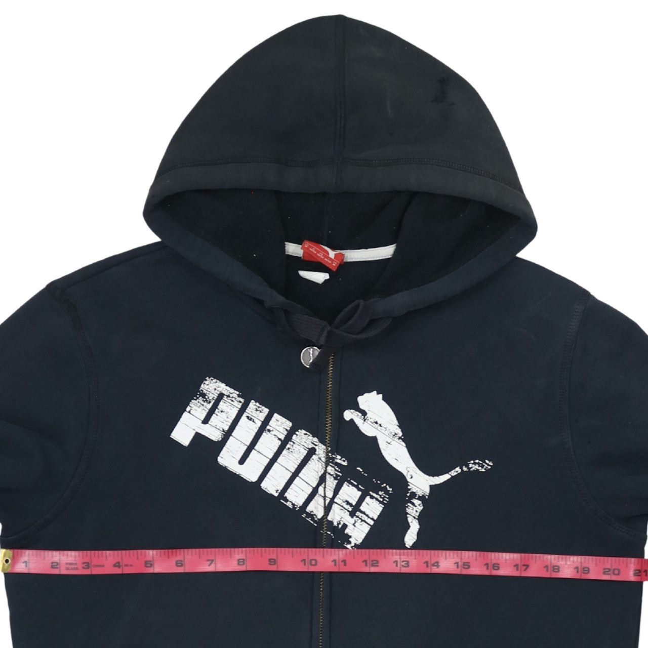 Mens UK Size M PUMA Black Full Zip Hoodie