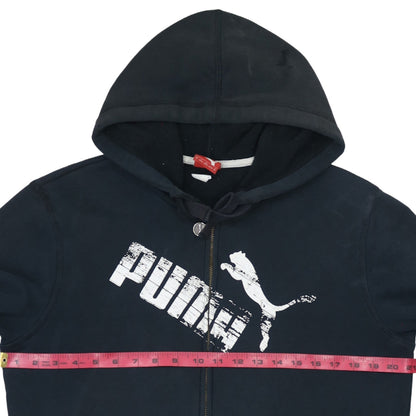 Mens UK Size M PUMA Black Full Zip Hoodie