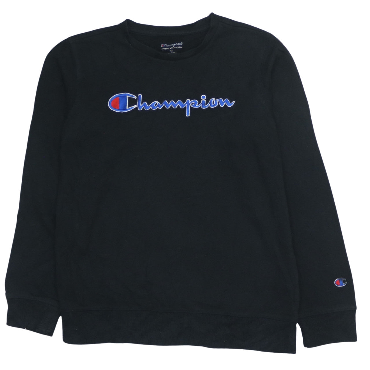 Womens UK Size XL Champion Black Pullover Sweatshirt