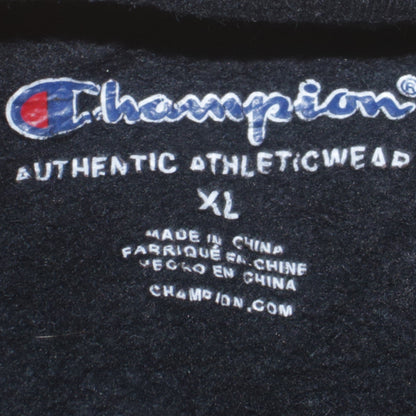 Womens UK Size XL Champion Black Pullover Sweatshirt