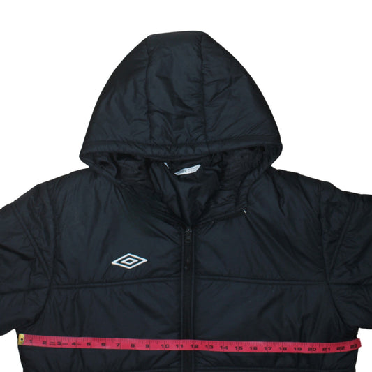 Mens UK Size XL Umbro Black Puffer Jacket