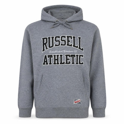 Mens UK Size 2XL Russell Athletic Grey Pullover Hoodie