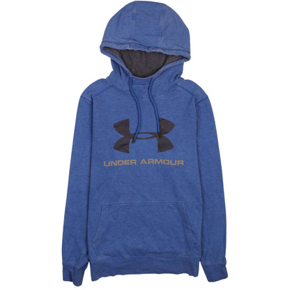 Mens UK Size S Under armour Blue Pullover Hoodie