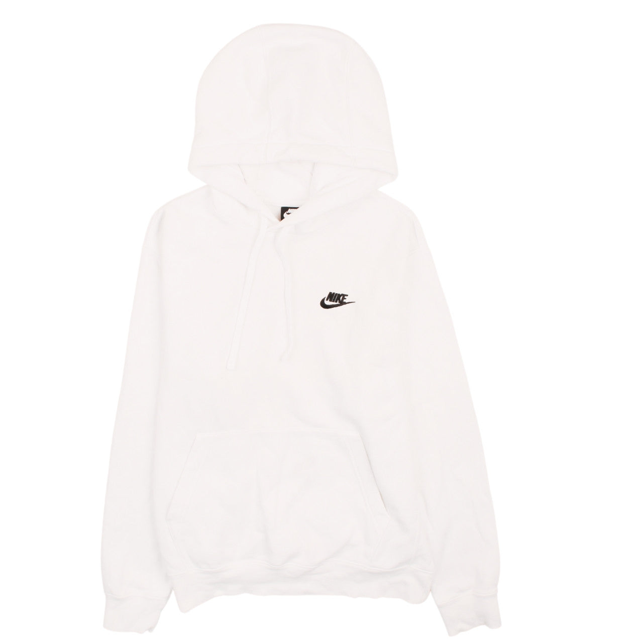 Mens UK Size S Nike White Pullover Hoodie