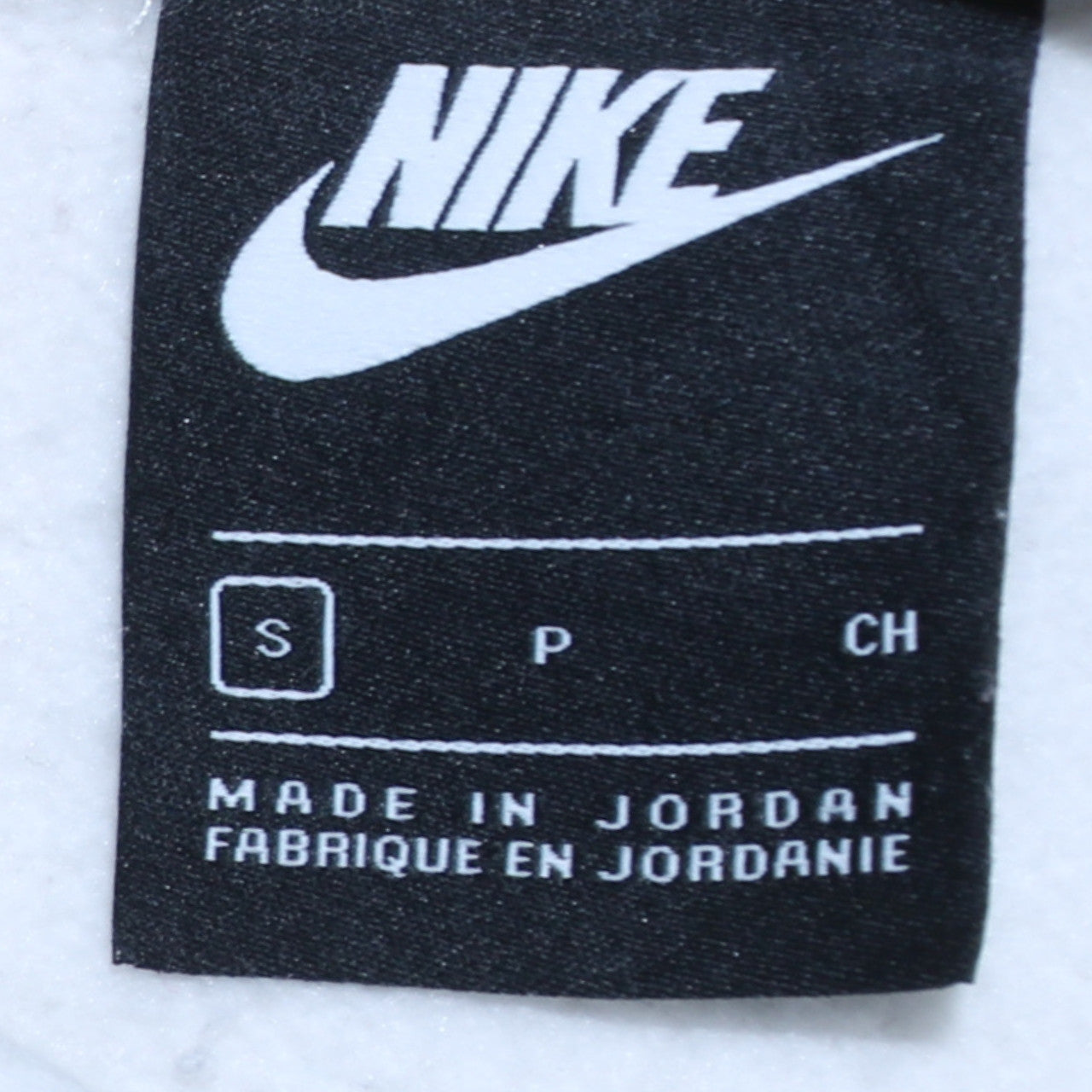 Mens UK Size S Nike White Pullover Hoodie