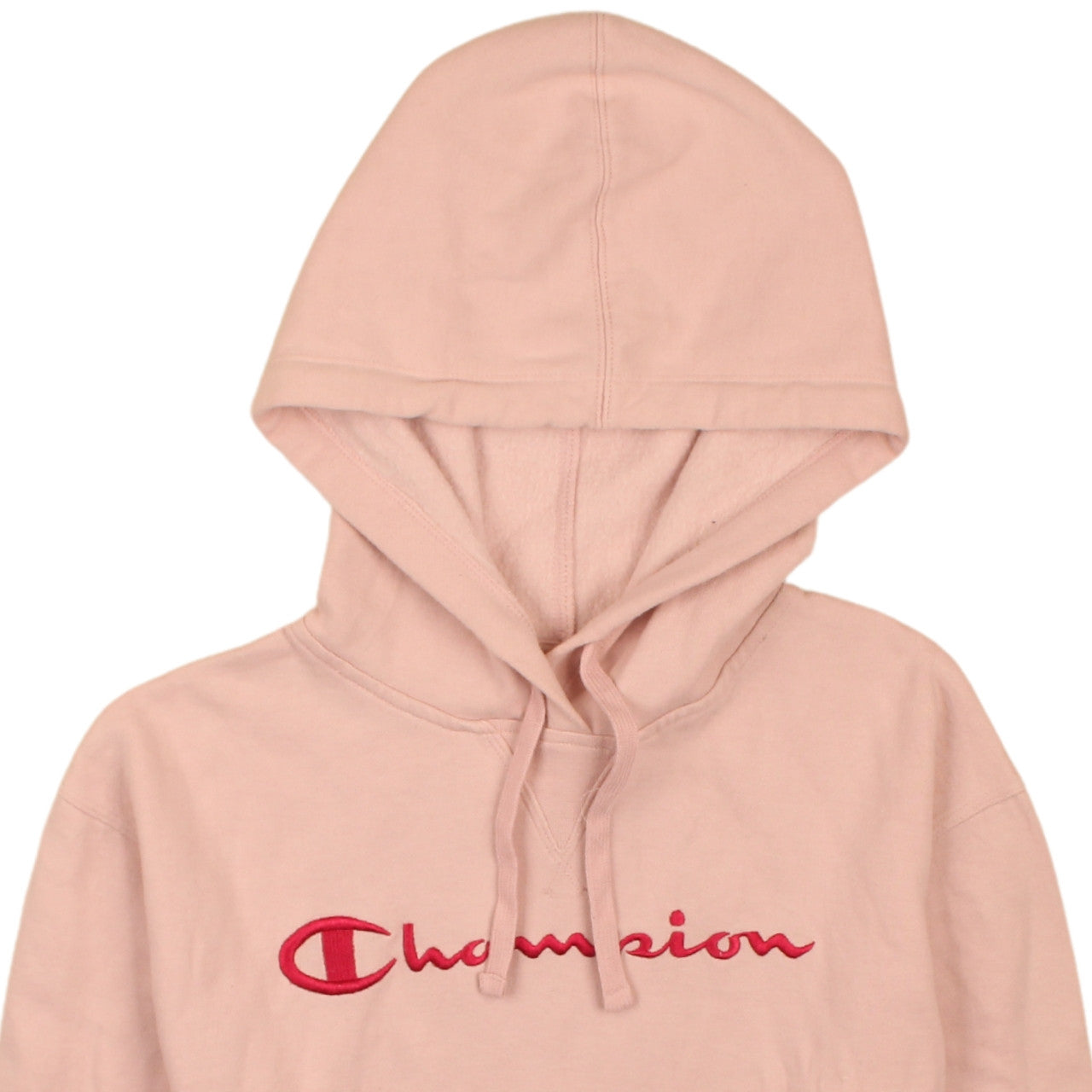Womens UK Size S Champion Pink Pullover Hoodie