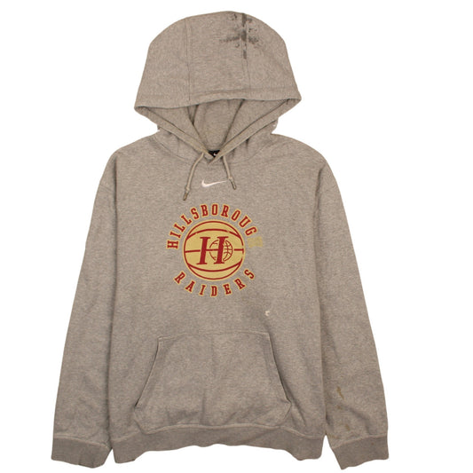 Mens UK Size XL Nike Grey Pullover Hoodie