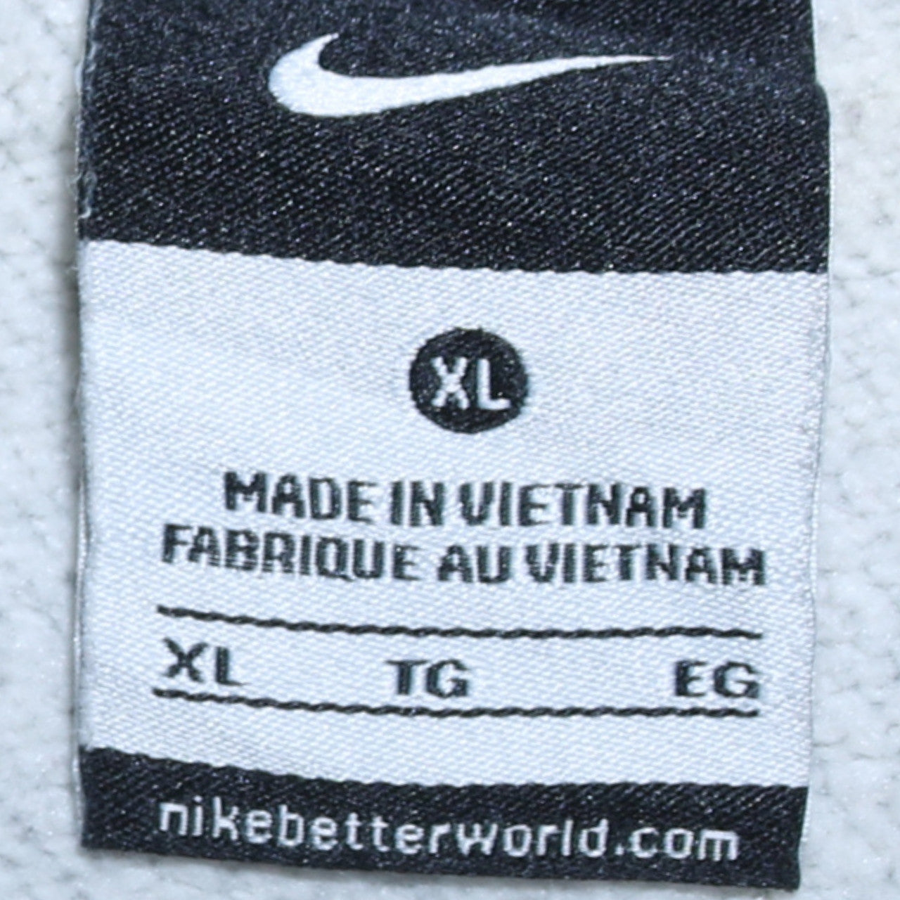Mens UK Size XL Nike Grey Pullover Hoodie