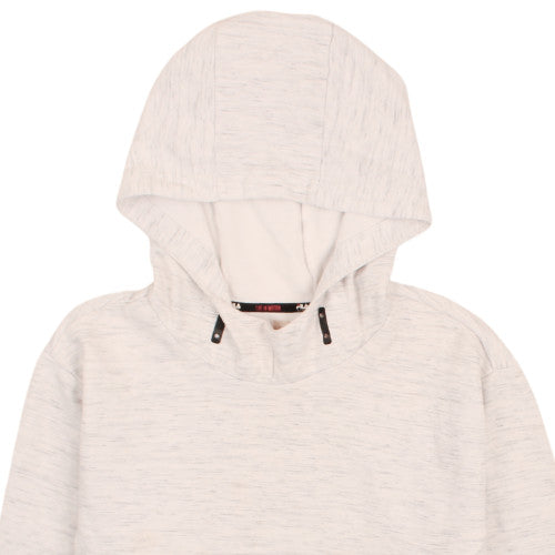 Mens UK Size M FILA Beige Pullover Hoodie