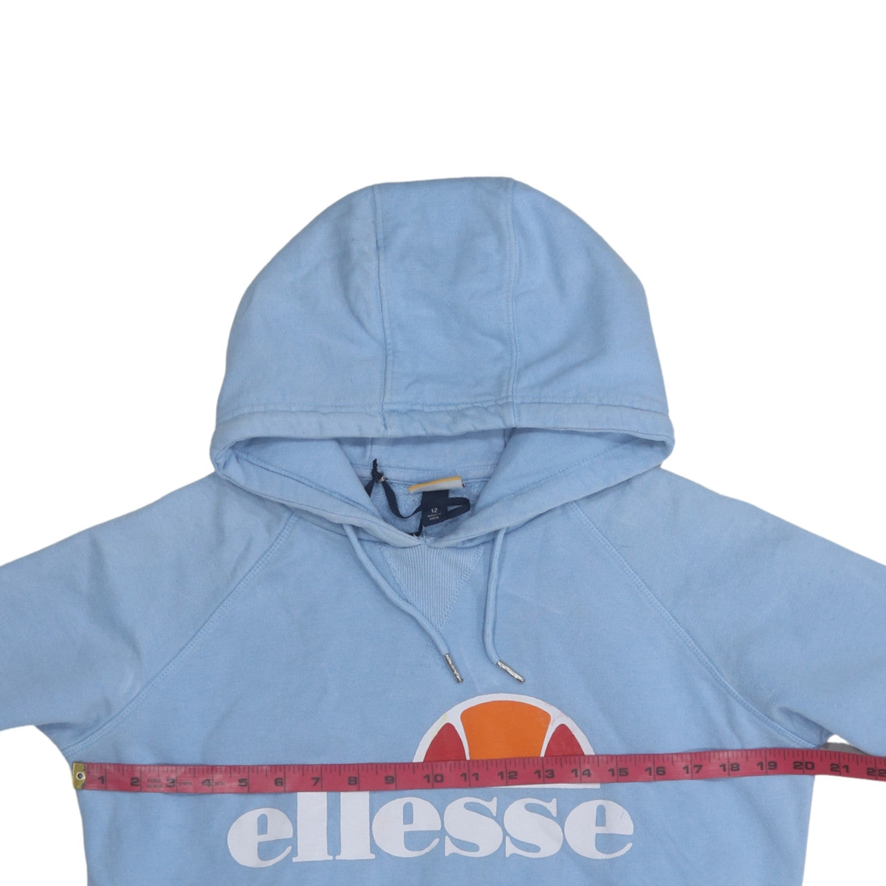 Womens UK Size 12 ellesse Blue Pullover Hoodie
