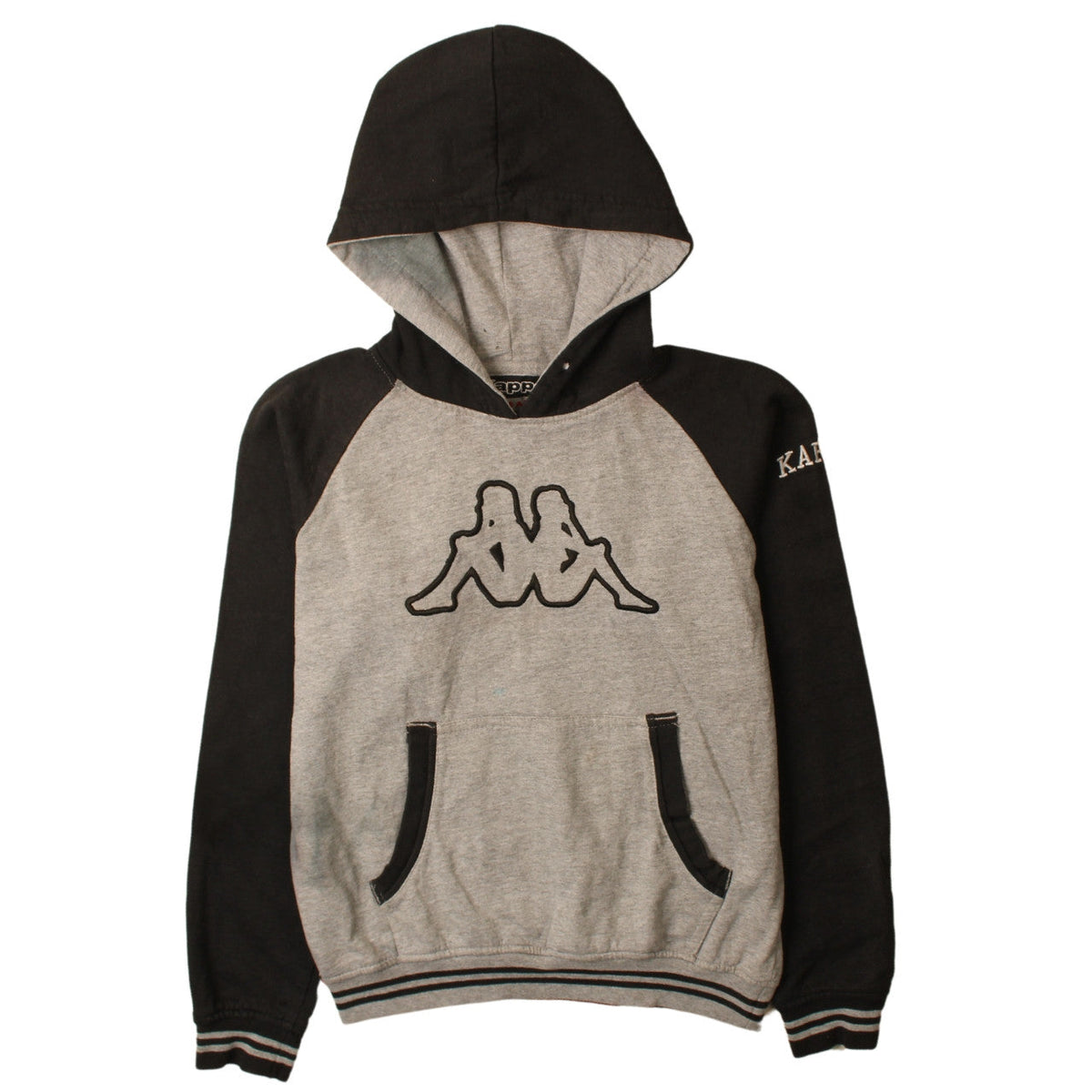 Mens UK Size S Kappa Grey Pullover Hoodie