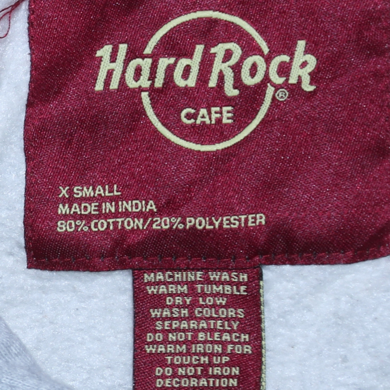 Mens UK Size XS Hard Rock Cafe Grey Pullover Hoodie