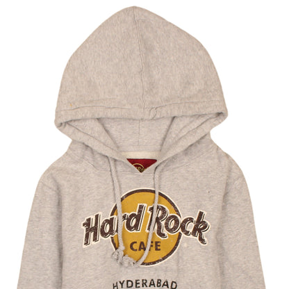 Mens UK Size XS Hard Rock Cafe Grey Pullover Hoodie