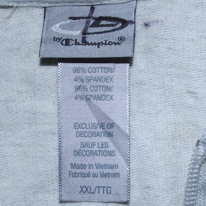 Mens UK Size 2XL Champion Grey Full Zip Hoodie