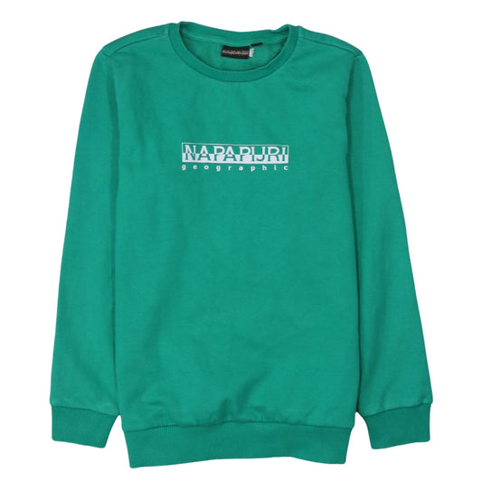 Womens UK Size 12 Napapijri Green Pullover Sweatshirt