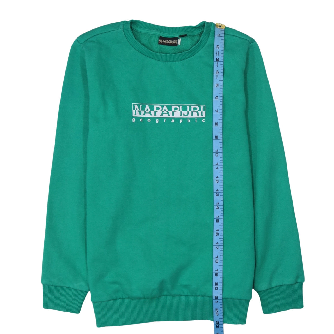 Womens UK Size 12 Napapijri Green Pullover Sweatshirt