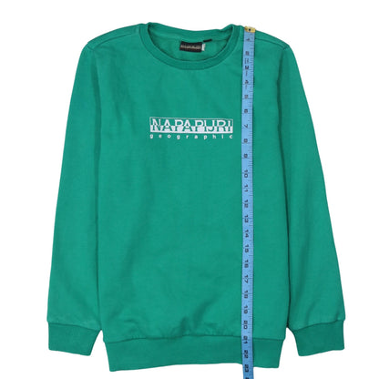 Womens UK Size 12 Napapijri Green Pullover Sweatshirt