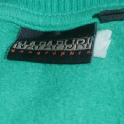 Womens UK Size 12 Napapijri Green Pullover Sweatshirt
