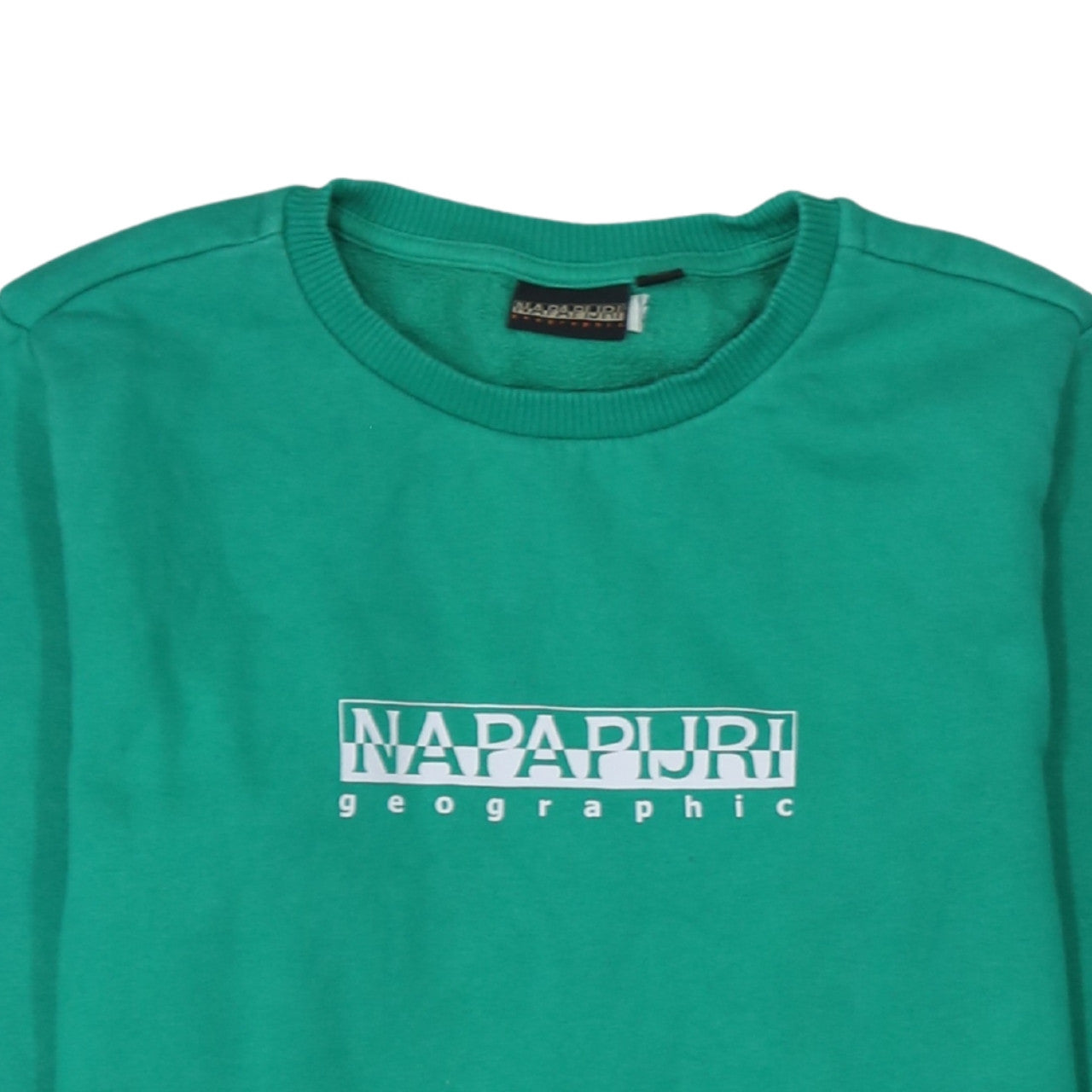 Womens UK Size 12 Napapijri Green Pullover Sweatshirt