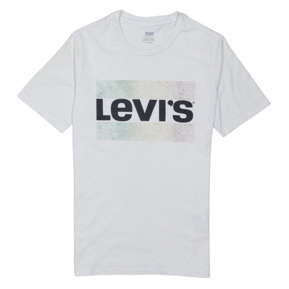 Mens UK Size XS Levi's White  T-Shirt