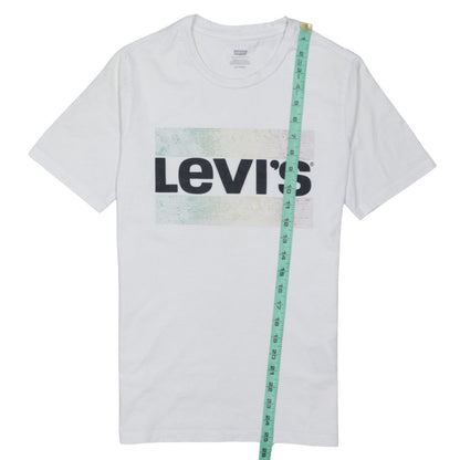 Mens UK Size XS Levi's White  T-Shirt