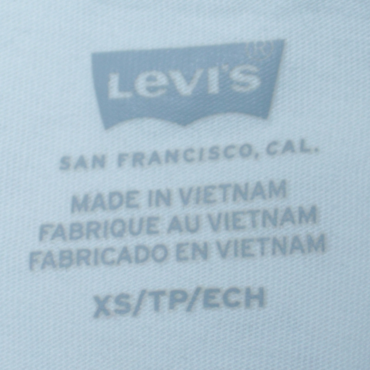 Mens UK Size XS Levi's White  T-Shirt