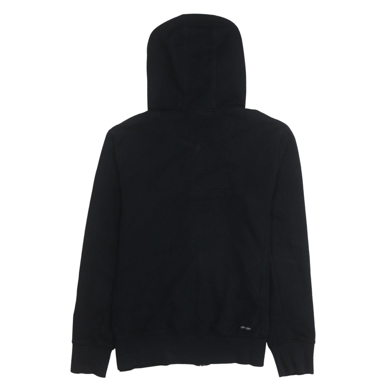 Womens UK Size L adidas Black Full Zip Hoodie