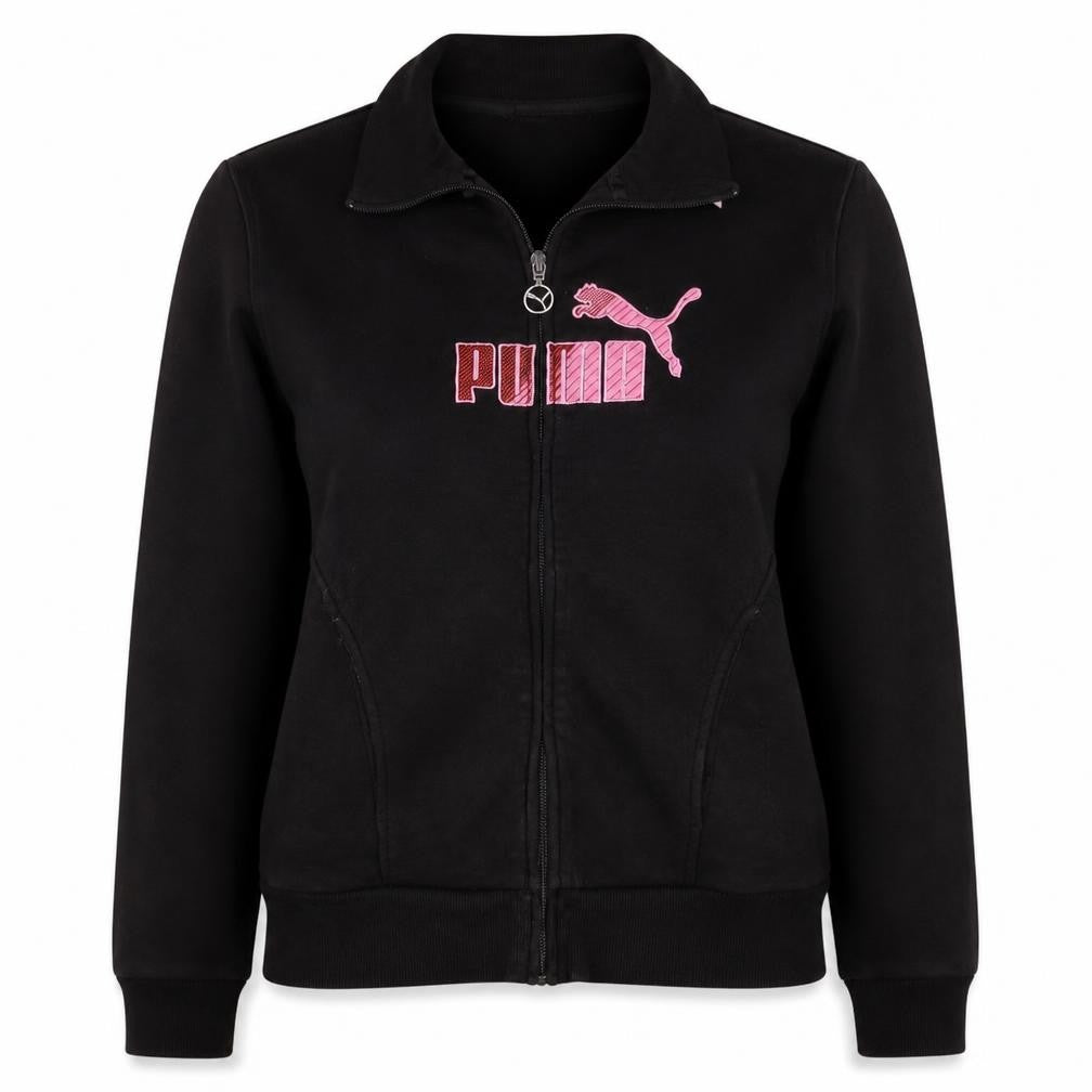 Womens UK Size 14 PUMA Black Gym & Training Running & Jogging Walking Jacket