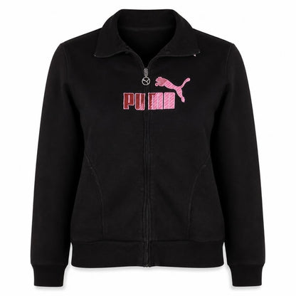 Womens UK Size 14 PUMA Black Gym & Training Running & Jogging Walking Jacket