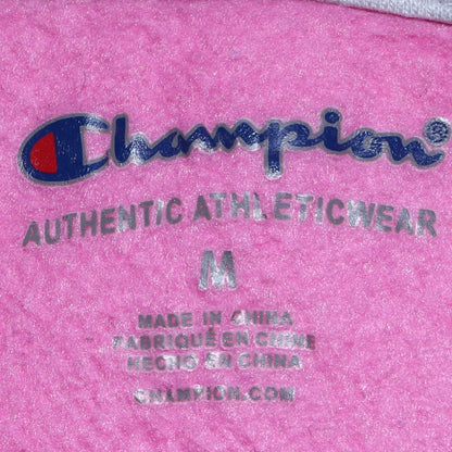 Womens UK Size M Champion Pink Pullover Hoodie