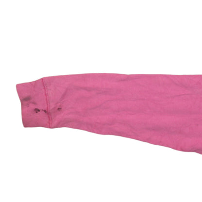 Womens UK Size M Champion Pink Pullover Hoodie